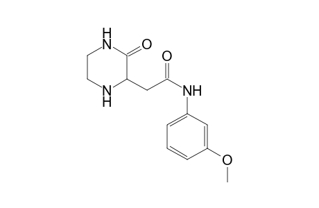 Acetamide, N-(3-methoxyphenyl)-2-(3-oxopiperazin-2-yl)-