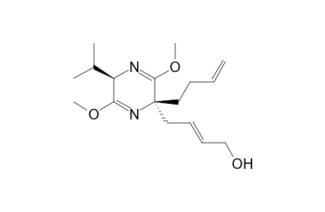 (2R,5S)-5-(3-Butenyl)-2,5-dihydro-3,6-dimethoxy-5-E-(4-hydroxy-2-butenyl)-2-isopropylpyrazine