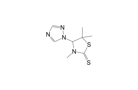 3,5,5-trimethyl-4-(1H-1,2,4-triazol-1-yl)-1,3-thiazolidine-2-thione