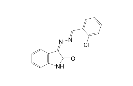 indole-2,3-dione, 3-azine with o-chlorobenzaldehyde