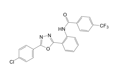 2'-[5-(p-CHLOROPHENYL)-1,3,4-OXADIAZOL-2-YL]-alpha,alpha,alpha-TRIFLUORO-p-TOLUANILIDE