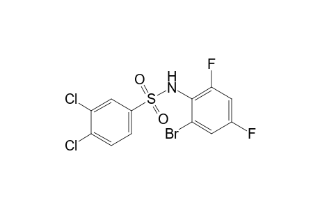 2'-bromo-3,4-dichloro-4',6'-difluorobenzenesulfonanilide