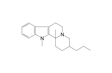 12,12b-Dimethyl-3-propyl-1,2,3,4,6,7,12,12b-octahydroindolo[2,3-a]quinolizine