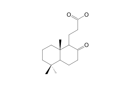 8-OXO-14,15,16,17-TETRANOR-LABDAN-13-OIC-ACID