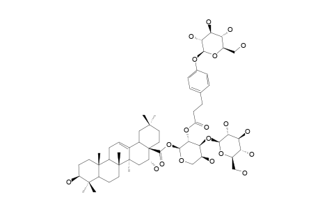 28-O-[GLUCOPYRANOSYL-(1->3)-2-[3-(GLUCOPYRANOSYL-(1->4)-PHENYL)-PROPANOYLOXY]-ARABINOPYRANOSYL]-ECHINOCYSTIC-ACID-ESTER