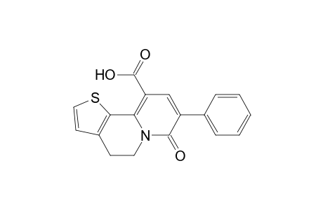 4,5-Dihydro-7-oxo-8-phenyl-7H-thieno[2,3-a]quinolizine-10-carboxylic Acid