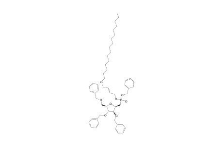 1-[BENZYL-[(E)-2'-BUTENYL-4'-O-HEXADECYL]]-3,4,6-TRI-O-BENZYL-2,5-ANHYDRO-D-GLUCITYL-PHOSPHONATE