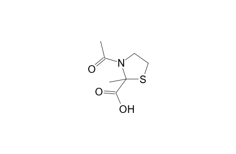 2-Thiazolidinecarboxylic acid, 3-acetyl-2-methyl-