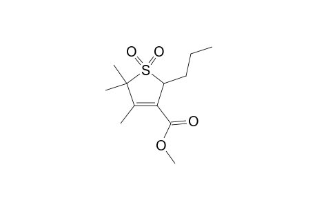 3-CARBOMETHOXY-4,5,5-TRIMETHYL-2-PROPYL-2,5-DIHYDROTHIOPHENE-1,1-DIOXIDE