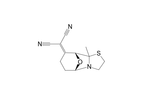 (6-METHYL-11-OXA-5-THIA-2-AZA-TRICYCLO-[5.3.1.0]-UNDECAN-8-YLIDENE-MALONO-NITRILE