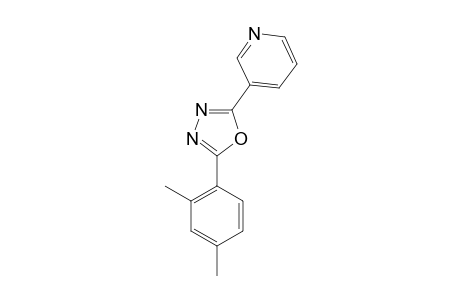 2-(3-PYRIDYL)-5-(2,4-DIMETHYLPHENYL)-1,3,4-OXADIAZOLE