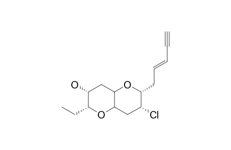 (3E,6R*,7R*,9S*,10S*,12R*,13R*)-6,10:9,13-BISEPOXY-7-CHLORO-12-HYDROXY-PENTADECA-3-EN-1-YNE