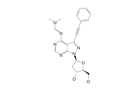 1-(2-DEOXY-BETA-D-ERYTHRO-PENTOFURANOSYL)-4-[[(DIMETHYLAMINO)-METHYLIDENE]-AMINO]-3-(2-PHENYLETHYNYL)-1H-PYRAZOLO-[3,4-D]-PYRIMIDINE