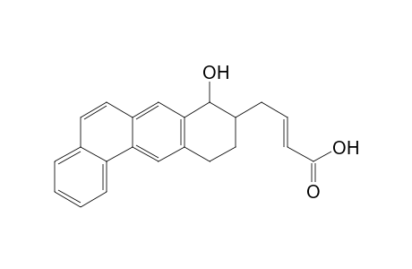 2-Butenoic acid, 4-(8,9,10,11-tetrahydro-8-hydroxybenz[a]anthracen-9-yl)-