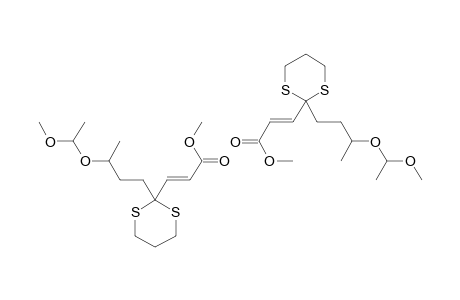 (2E,7S)-7-(1-METHOXYETHOXY)-4,4-TRIMETHYLENEDITHIO-2-OCTENOIC-ACID-METHYLESTER