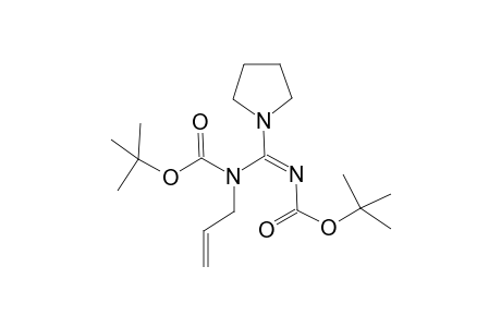 N1-Ally-N1,N2-bis(tert-butoxycarbonyl)pyrrolidine-1-carboxamidine