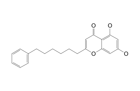 5,7-DIHYDROXY-2-(6-PHENYLHEXYL)-CHROMEN-4-ONE