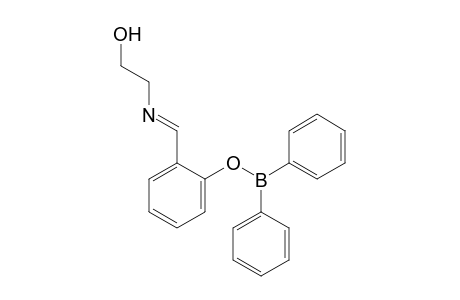 2-{[o-[(Diphenylboryl)oxy]benzylidene}amino}ethanol