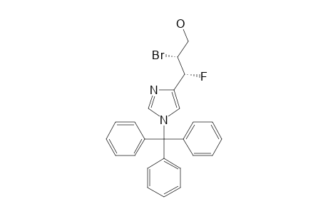 (2S*,3R*)-2-BROMO-3-FLUORO-3-(1-TRITYL-1H-IMIDAZOL-4-YL)-PROPAN-1-OL