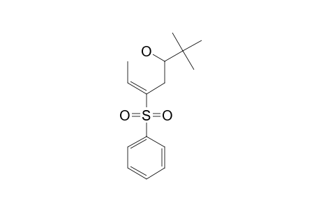 R*,R*-5-PHENYLSULFONYL-2,2-DIMETHYLHEPT-5-EN-3-OL;COMPOIUND-#4F