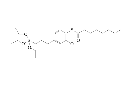 S-(2-methoxy-4-(3-(triethoxysilyl)propyl)phenyl) octanethioate