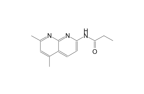 N-(5,7-Dimethyl[1,8]naphthyridin-2-yl)propanamide