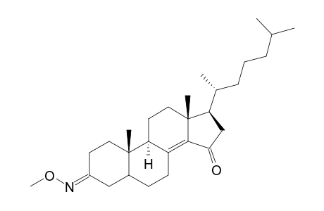 CHOLEST-8(14)-EN-15-ON, 3-METHOXYIMINO-