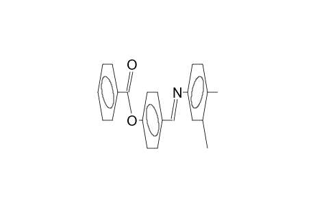 (E)-4-(2,4-dimethylphenyliminomethyl)phenyl benzoate