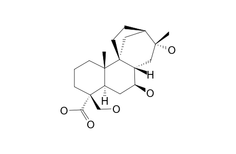 7-BETA,13,18-TRIHYDROXYSTEMARAN-19-OIC-ACID