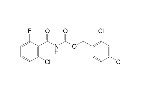 (2-chloro-6-fluorobenzoyl)carbamic acid, 2,4-dichlorobenzyl ester