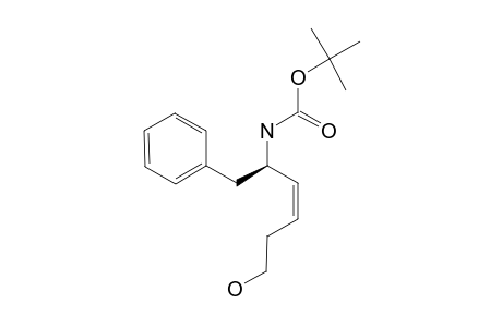 (S)-5-[(TERT.-BUTOXYCARBONYL)-AMINO]-6-PHENYL-(Z)-3-HEXEN-1-OL