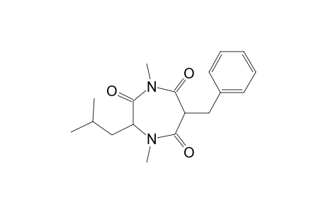 TERRETRIONE-A;N,N'-DIMETHYL-3-ISOBUTYL-6-BENZYL-1,4-DIAZEPANE-2,5,7-TRIONE