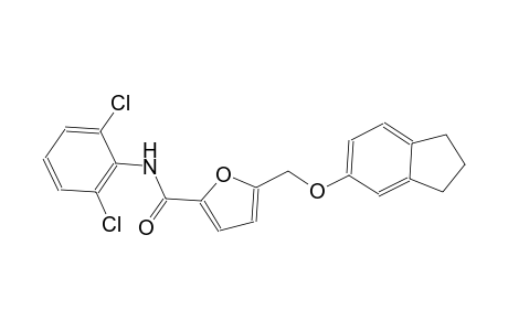 N-(2,6-dichlorophenyl)-5-[(2,3-dihydro-1H-inden-5-yloxy)methyl]-2-furamide