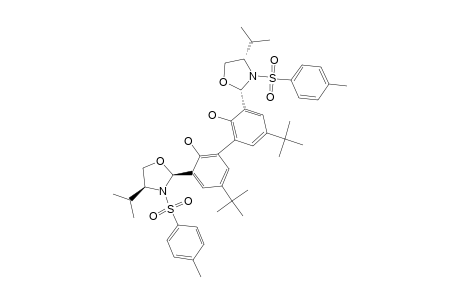 5,5'-DI-TERT.-BUTYL-3,3'-BIS-[(2S,4S)-3-(4-METHYLBENZENESULFONYL)-4-(1-METHYLETHYL)-1,3-OXAZOLIDINYL]-BIPHENYL-2,2'-DIOL