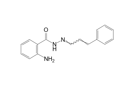 anthranilic acid, cinnamylidenehydrazide