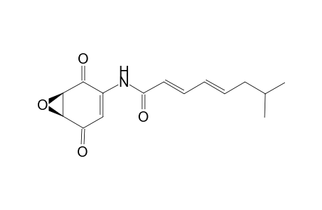 (5R,6S)-2-(7-Methylocta-2(E)-4(E)-dienamido)-5,6-epoxy-1,4-benzoquinone