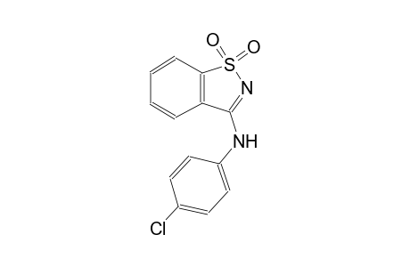 N-(4-chlorophenyl)-1,2-benzisothiazol-3-amine 1,1-dioxide