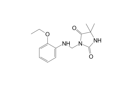 HYDANTOIN, 5,5-DIMETHYL- 3-/O-PHENETIDINOMETHYL/-,