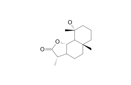 4-ALPHA-HYDROXY-5-ALPHA-H,7-ALPHA-H,6-BETA-H,11-BETA-H-EUDESMAN-6,12-OLIDE;COLARTIN