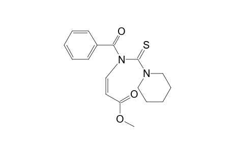 (Z)-METHYL-3-[BENZOYL-(1-PIPERIDYLCARBOTHIOYL)-AMINO]-2-PROPENOATE