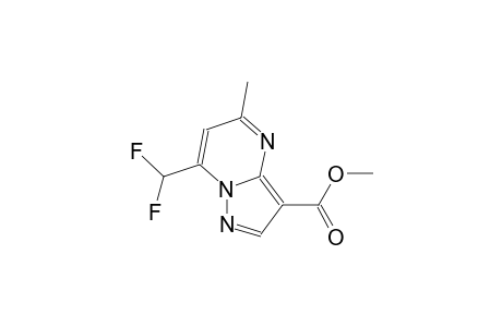 methyl 7-(difluoromethyl)-5-methylpyrazolo[1,5-a]pyrimidine-3-carboxylate