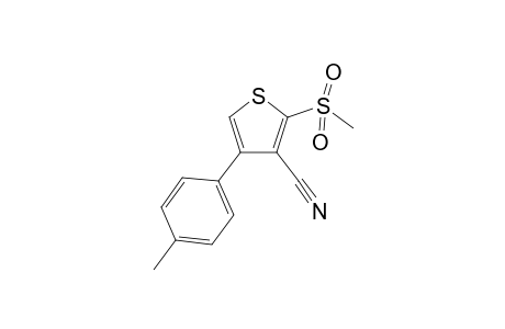 Thiophene-3-carbonitrile, 4-(4-methylphenyl)-2-methylsulfonyl-