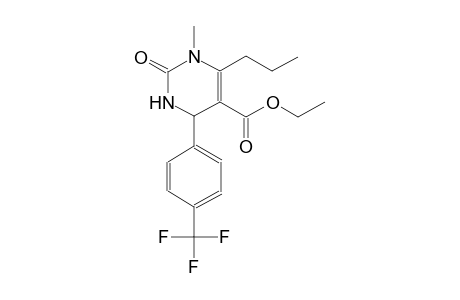 1-Methyl-2-oxo-6-propyl-4-(4-trifluoromethyl-phenyl)-1,2,3,4-tetrahydro-pyrimidine-5-carboxylic acid ethyl ester