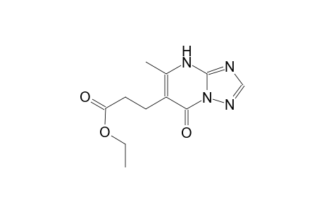 [1,2,4]triazolo[1,5-a]pyrimidine-6-propanoic acid, 4,7-dihydro-5-methyl-7-oxo-, ethyl ester