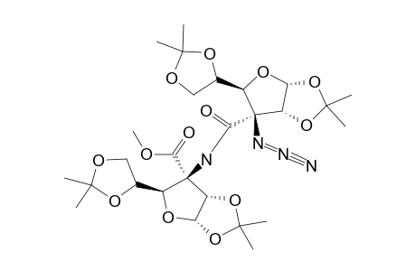 #33;(3S)-3-C-AMINO-[(3S)-3-C-AZIDO-3-DEOXY-3-C-HYDROXYCARBONYL-1,2:5,6-DI-O-ISOPROPYLIDENE-ALPHA-D-RIBOHEXOSE]-3-DEOXY-1,2:5,6-DI-O-ISOPROPYLIDENE-3-C-METHOXYC