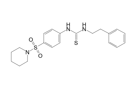 1-phenethyl-3-[p-(piperidinosulfonyl)phenyl]-2-thiourea