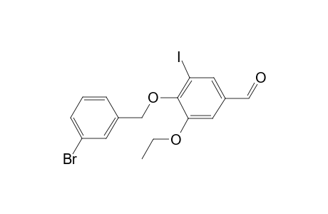 4-(3-Bromo-benzyloxy)-3-ethoxy-5-iodo-benzaldehyde