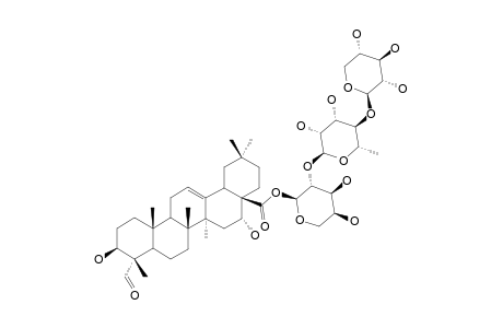 28-O-[XYLOPYRANOSYL-(1->4)-RHAMNOPYRANOSYL-(1->2)-ARABINOPYRANOSYL]-QUILLAIC-ACID-ESTER