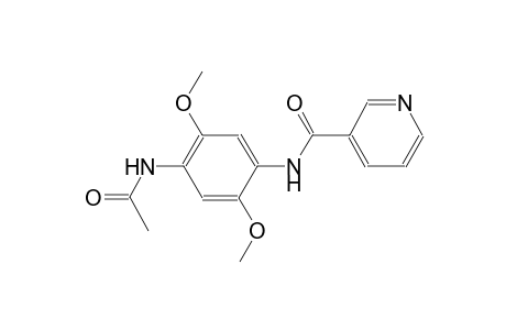 N-[4-(acetylamino)-2,5-dimethoxyphenyl]nicotinamide