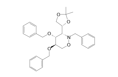 (3-R,4-R,5-R,4'-S)-2-BENZYL-4,5-DIBENZYLOXY-3-(2',2'-DIMETHYL-1',3'-DIOXOLAN-4'-YL)-3,4,5,6-TETRAHYDRO-2-H-1,2-OXAZINE